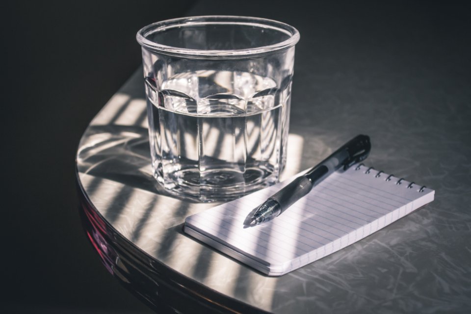 Notepad and pen used to map a 90 day link building plan